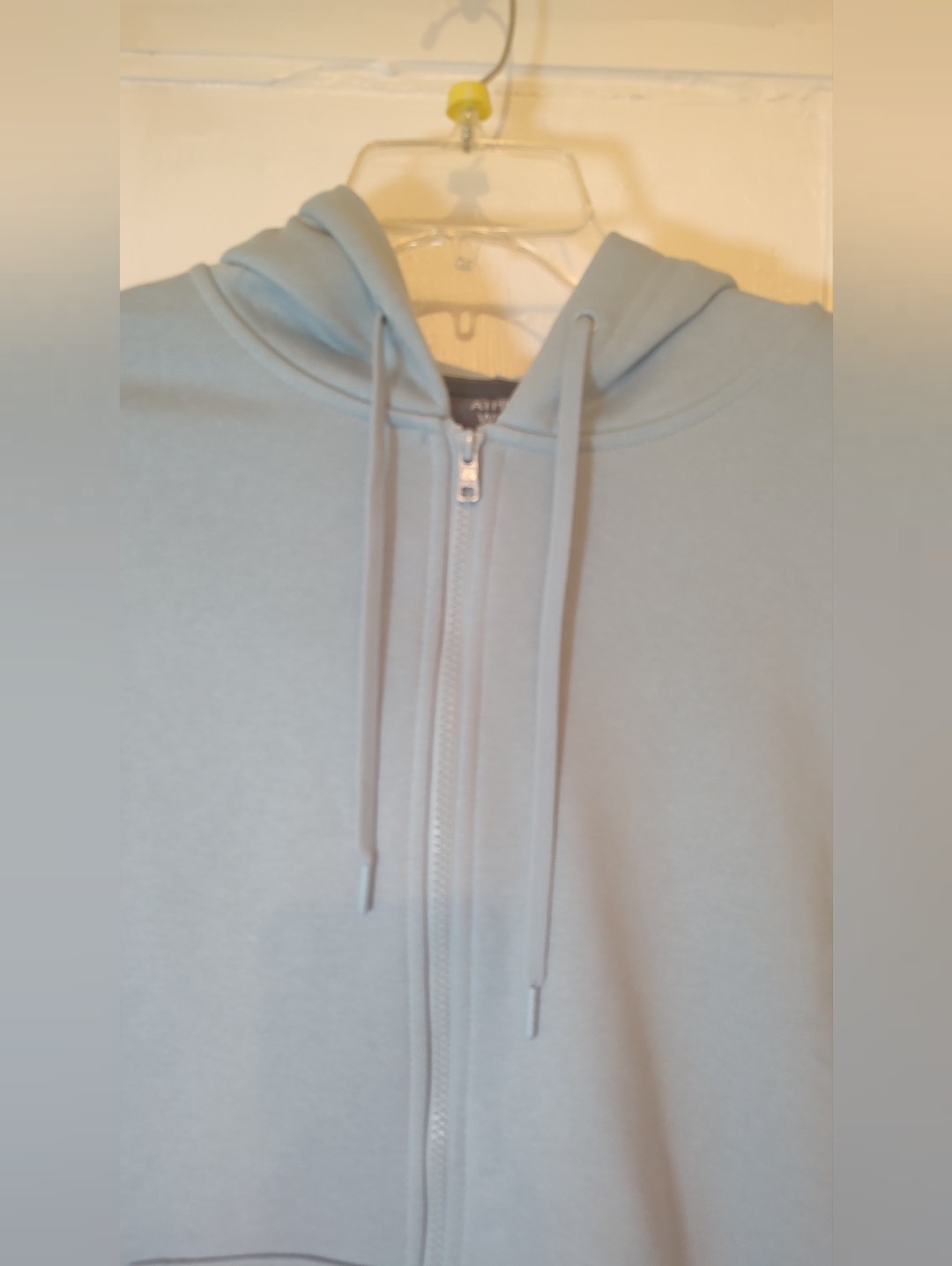 Athletic Works Men's Size L Zip Up Fleece Hoodie Sweatshirt Blue Presence Nwt — image 4 of 8
